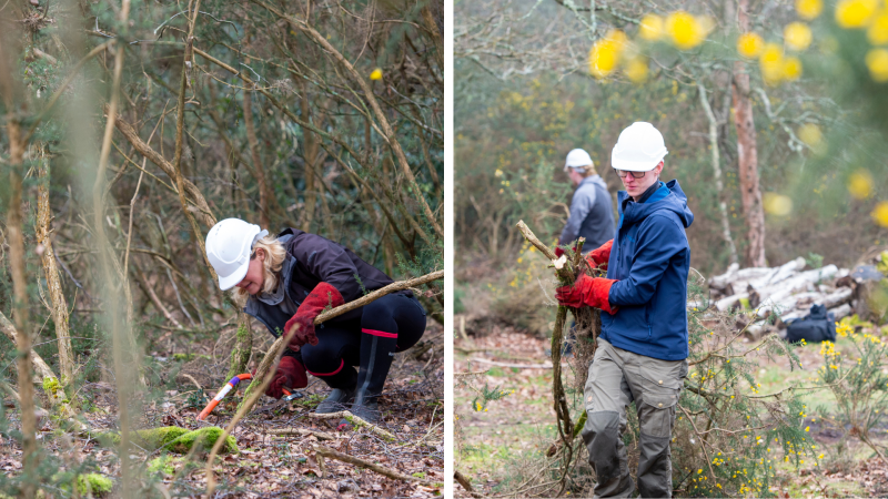 Julie and Simon in action